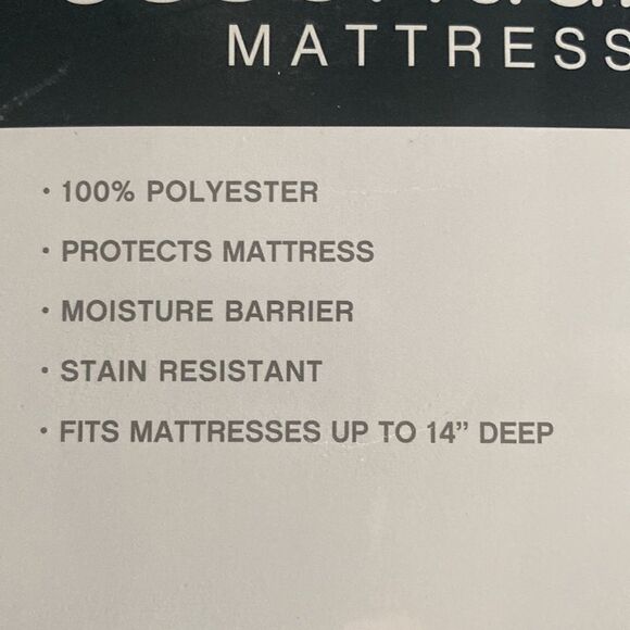 The Linen Shoppe Essentials Collection Mattress Protector Twin Size NEW - Picture 4 of 4